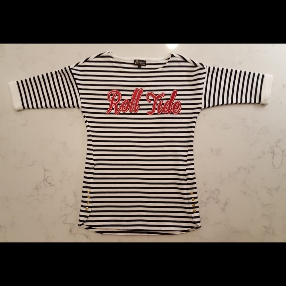 University of Alabama Roll Tide Striped w/ Sequins